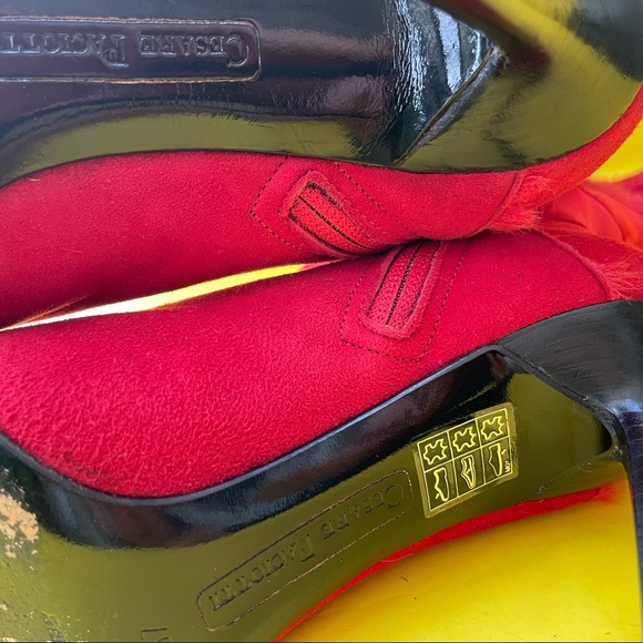 Vintage dark red Cesare Paciotti all leather boots - Picture 15 of 16